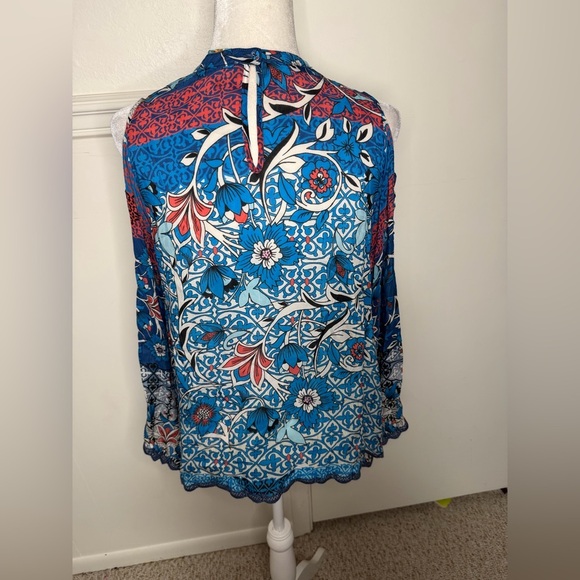 Johnny Was Plus Bondi Printed Poncho Top Size XS NWOT - Picture 6 of 11